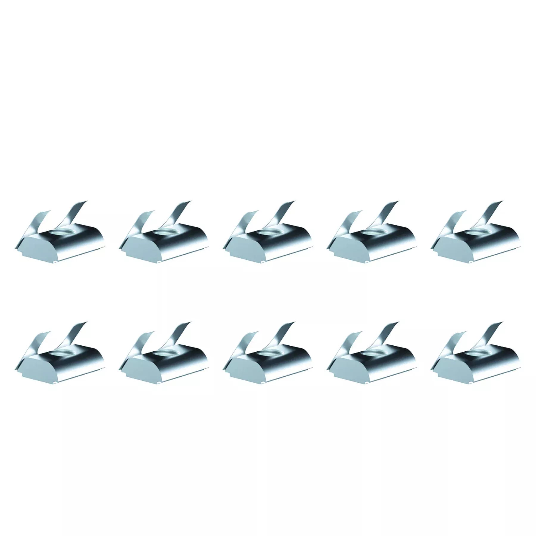 1/4" x 20 Leaf Spring T Nut Standard OBSIDIAN Omni Rail Mounting (Quantity 10)