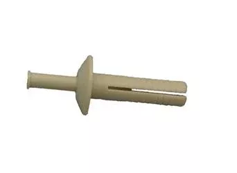 AP Products 013-139 1" Plastic Shower Rivets, Pack of 25 - Almond