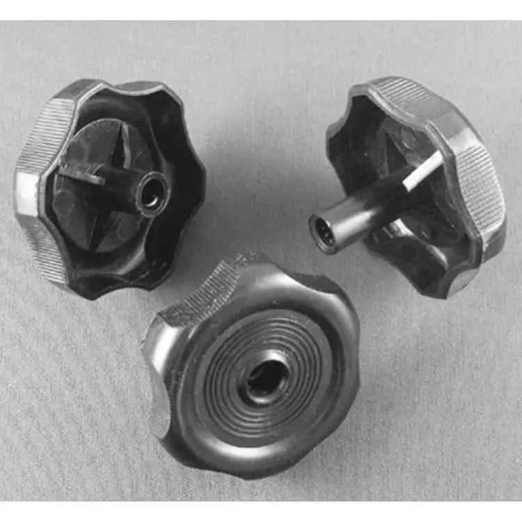 Black Plastic Knob Handle 743CE Black