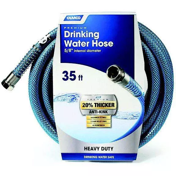 Camco 22823 Heavy Duty 10' Premium RV Drinking Water Hose