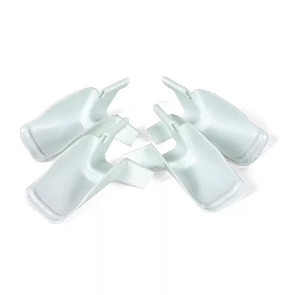 Camco Gutter Extensions, White, Set of 4 (2 left/2 right)