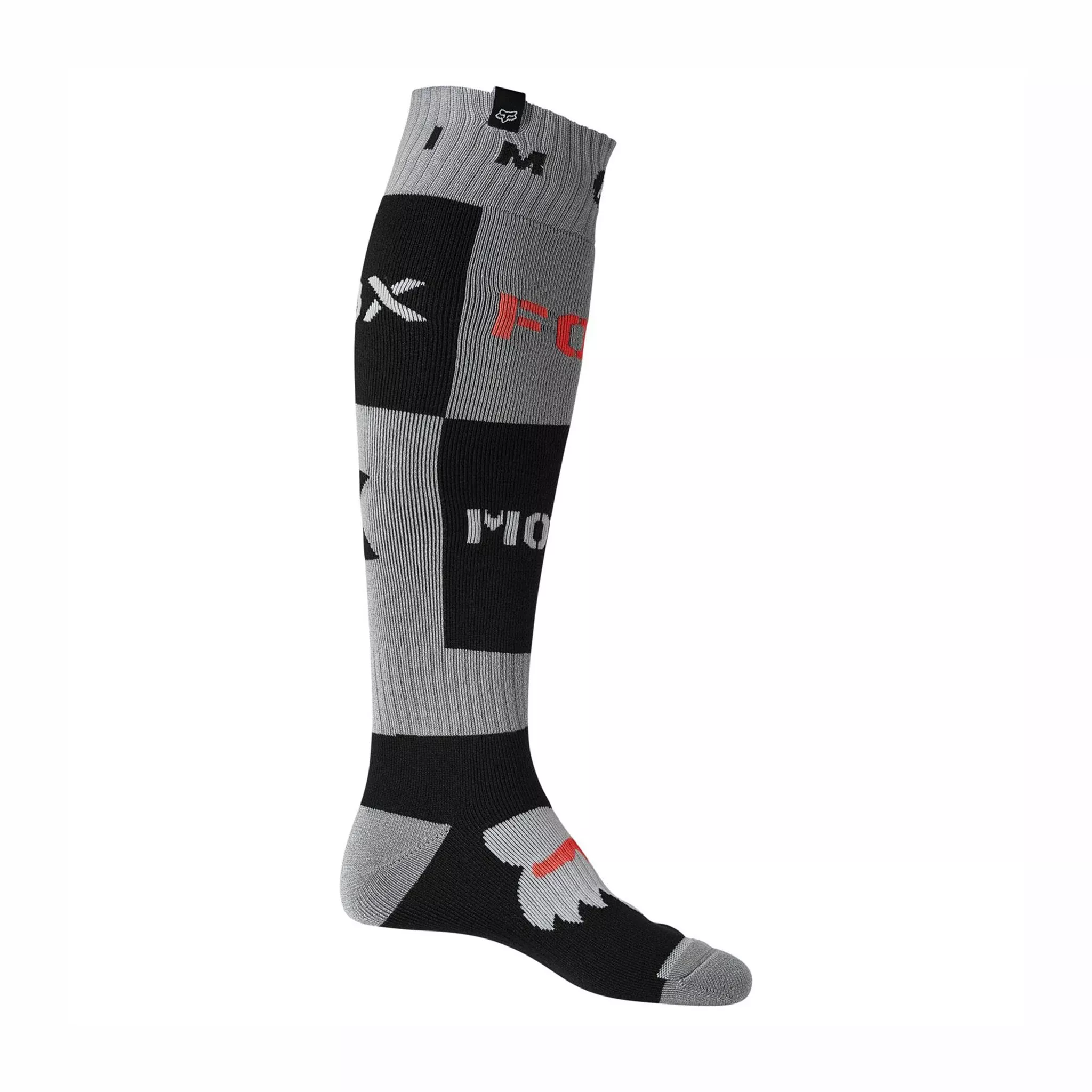 FOX RACING NOBYL FRI THICK SOCKS- GRAY/BLACK