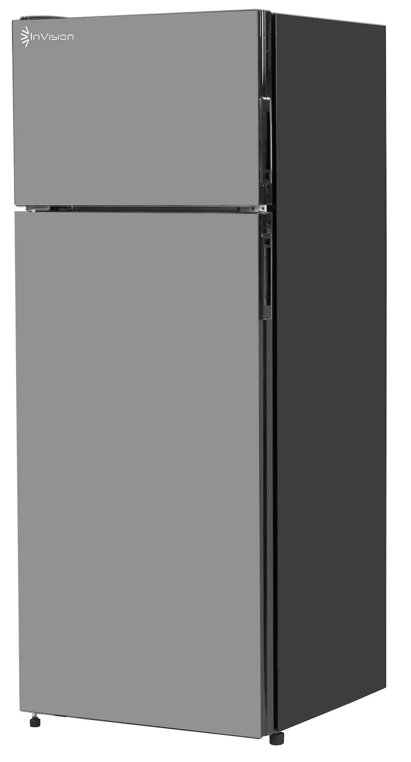 InVision | RV Refrigerator| 180-4712 | 140-4712 | Right Hand | 8 Cubic Foot | Stainless Steel