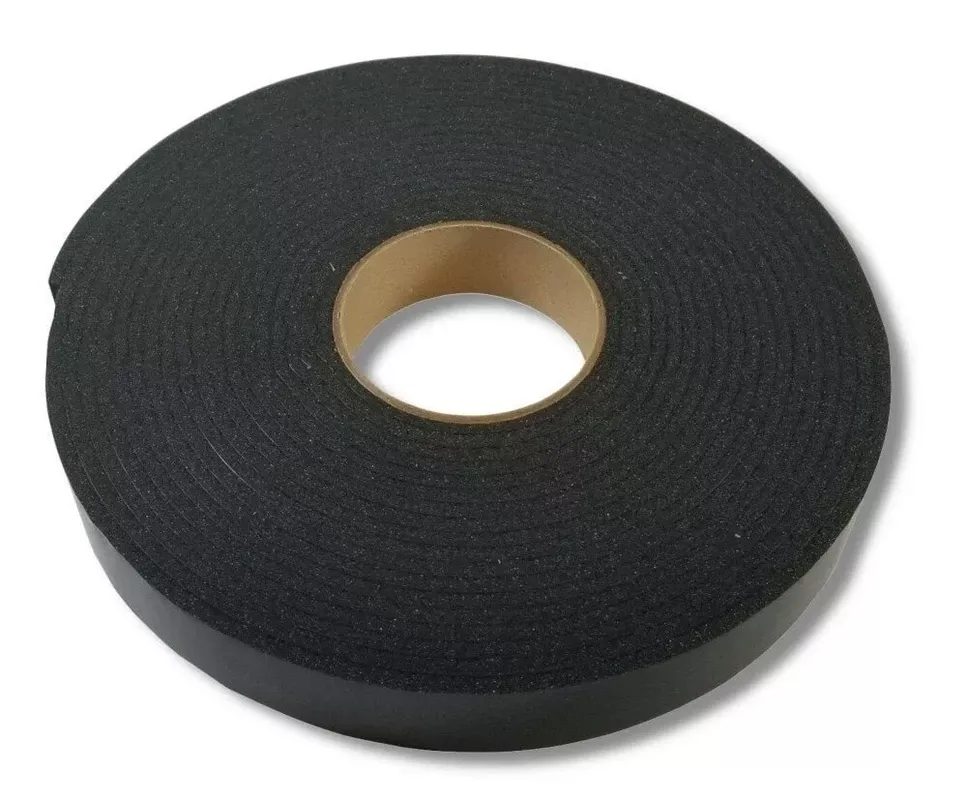 Lavanture Products TM150B - Light Density Foam Cap Tape (Black/Mylar 1.5 mil)