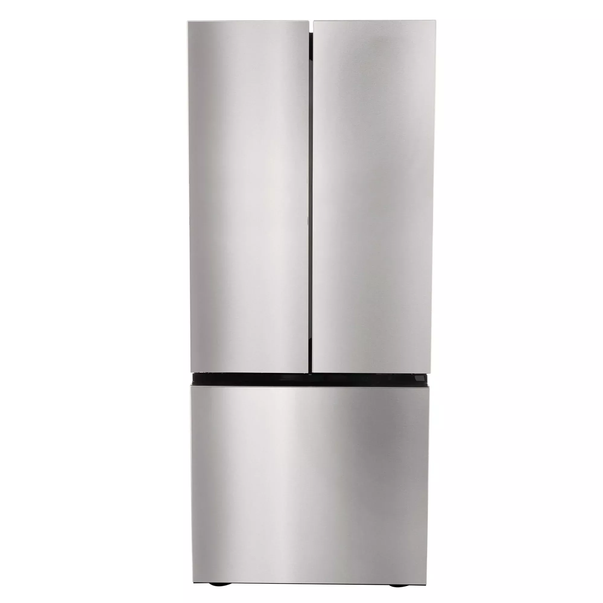 RecPro RV Refrigerator 12V | 16 Cu Ft Stainless French