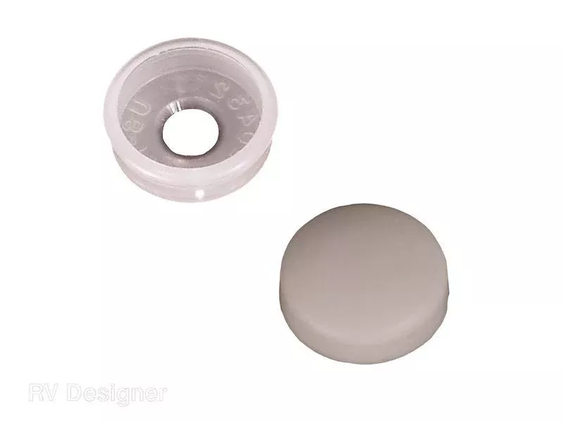 RV Designer H601 Screw Cover Set - White