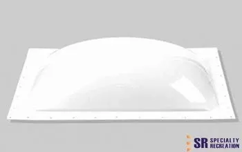 Specialty Recreation SL1518W Bubble Type Skylight - 15" x 18" White