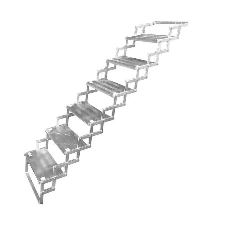 Torklift A7806 Glow Step, , 6-Step Manual Aluminum RV Entry Scissor Stairs
