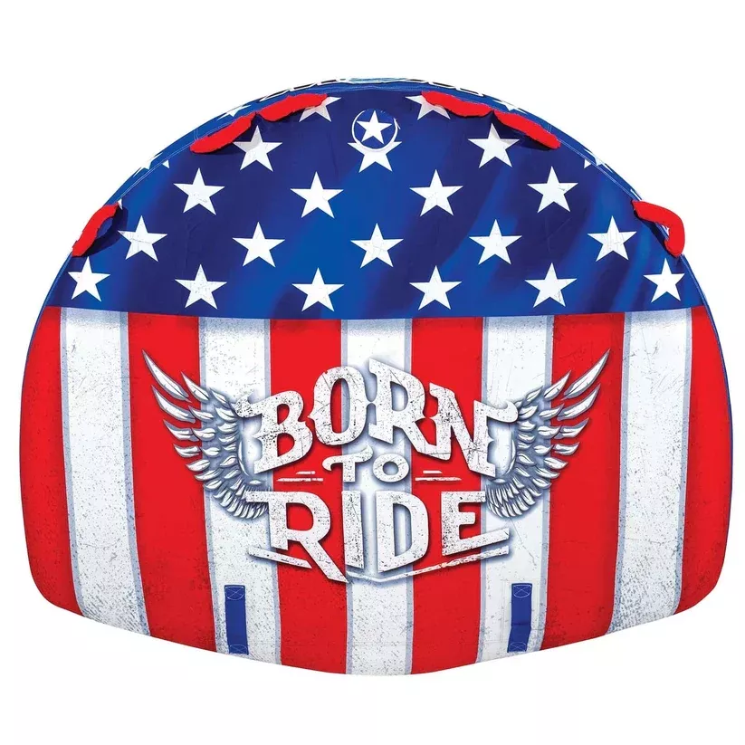 WOW BORN TO RIDE 1 TO 3 RIDER TOWABLE TUBE - 742-22WTO3982